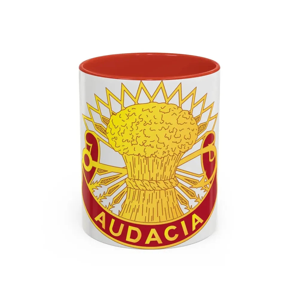 4th Air Defense Artillery Regiment (U.S. Army) Accent Coffee Mug 11oz Red - Go Mug Yourself
