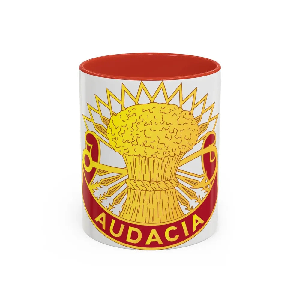 4th Air Defense Artillery Regiment (U.S. Army) Accent Coffee Mug 11oz Red - Go Mug Yourself