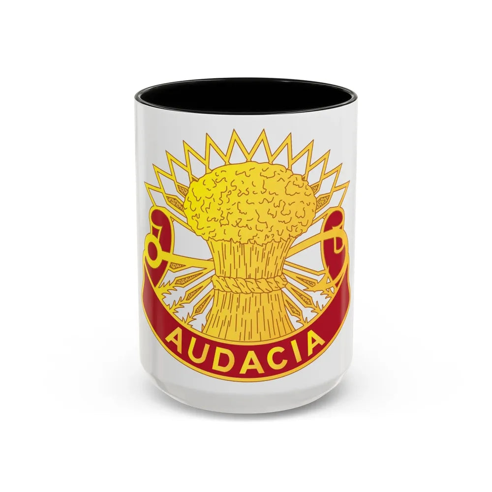 4th Air Defense Artillery Regiment (U.S. Army) Accent Coffee Mug 15oz Black - Go Mug Yourself