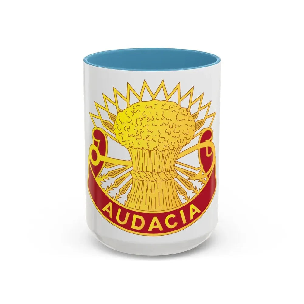 4th Air Defense Artillery Regiment (U.S. Army) Accent Coffee Mug 15oz Light Blue - Go Mug Yourself