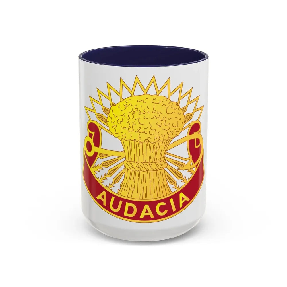 4th Air Defense Artillery Regiment (U.S. Army) Accent Coffee Mug 15oz Navy - Go Mug Yourself