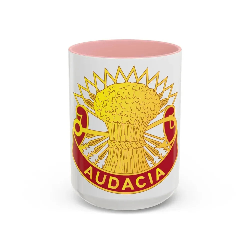 4th Air Defense Artillery Regiment (U.S. Army) Accent Coffee Mug 15oz Pink - Go Mug Yourself