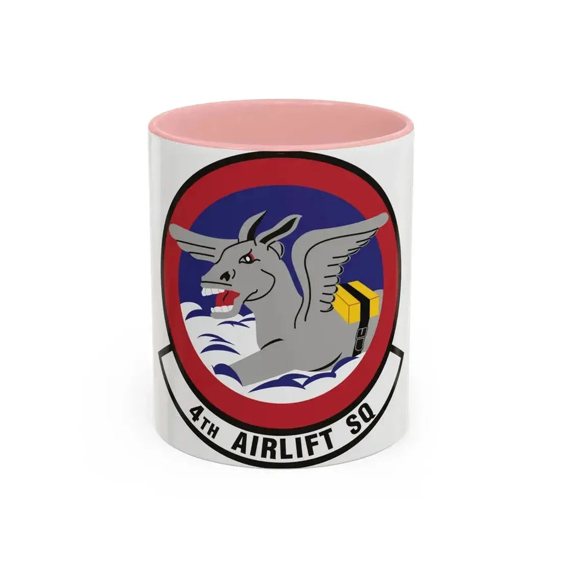4th Airlift Squadron (U.S. Air Force) Accent Coffee Mug 11oz Pink - Go Mug Yourself