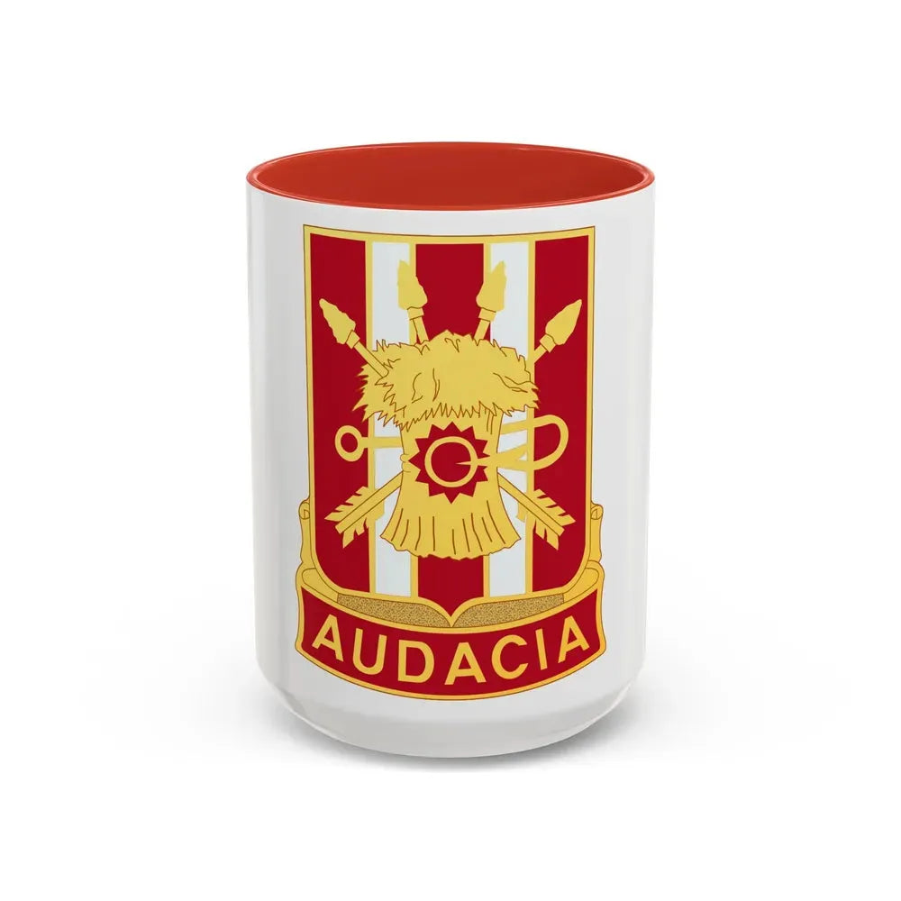 4th Artillery Regiment (U.S. Army) Accent Coffee Mug 15oz Red - Go Mug Yourself