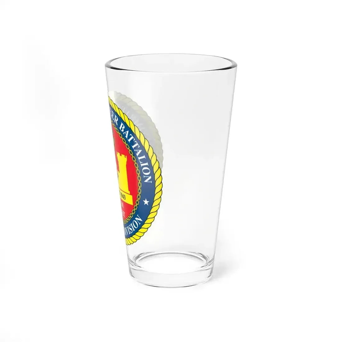4th Cmbt Eng Bn (USMC) Pint Glass 16oz - Go Mug Yourself