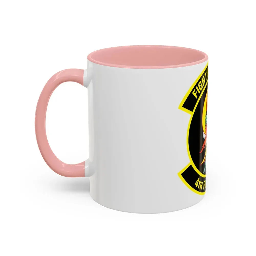 4th Fighter SQ Fightin' Fuujins (U.S. Air Force) Accent Coffee Mug - Go Mug Yourself