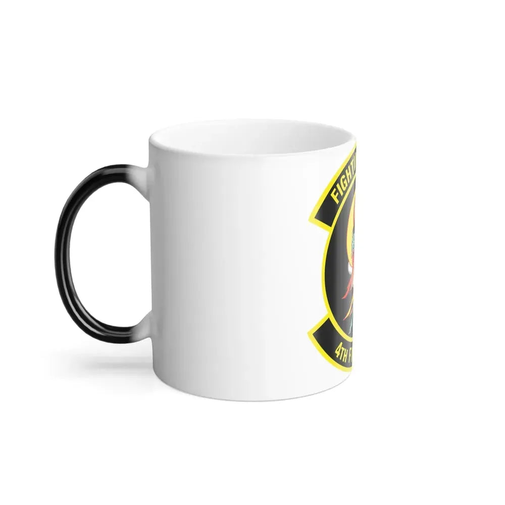 4th Fighter SQ Fightin' Fuujins (U.S. Air Force) Color Changing Coffee Mug - Go Mug Yourself