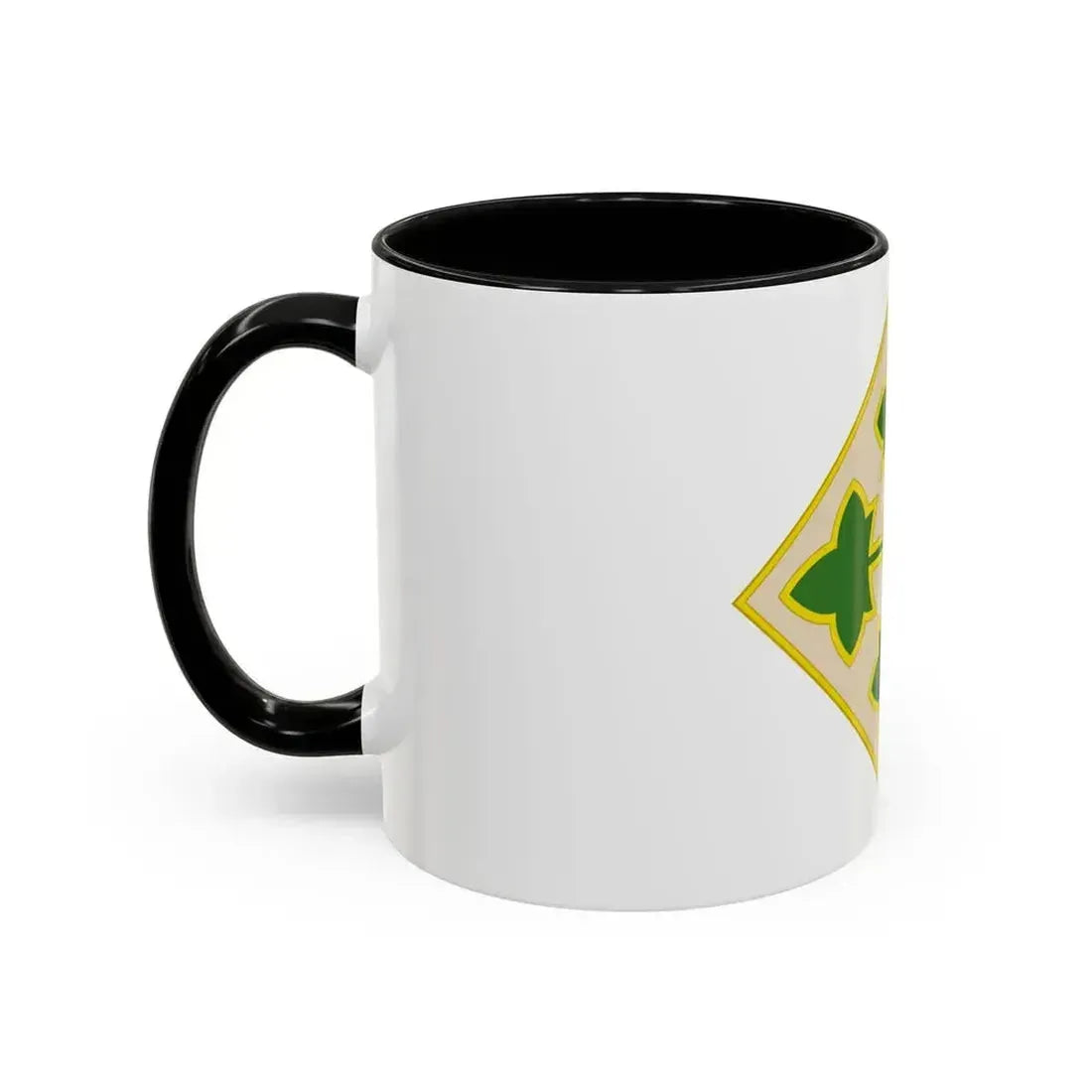 4th Infantry Division CSIB2 (U.S. Army) Accent Coffee Mug - Go Mug Yourself