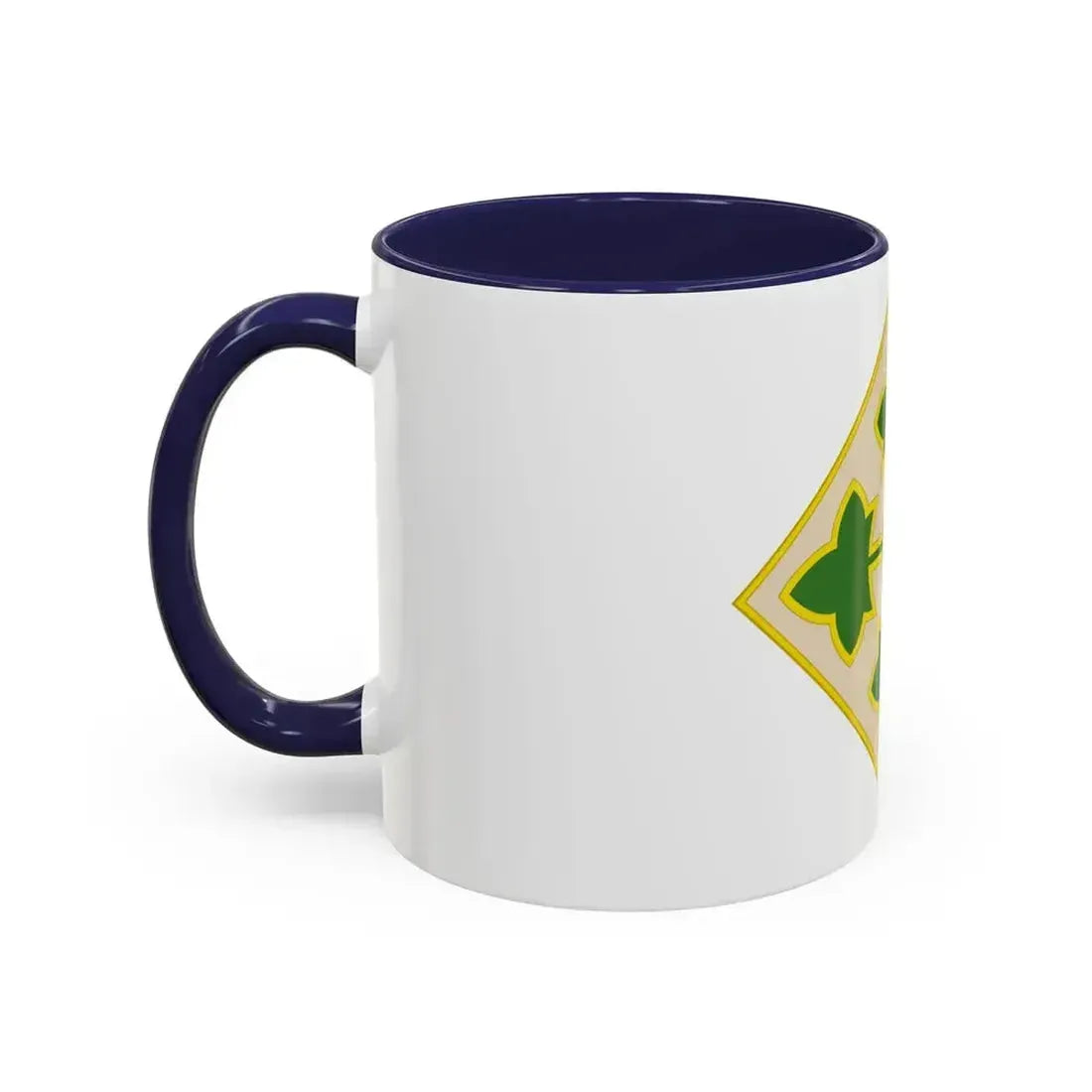 4th Infantry Division CSIB2 (U.S. Army) Accent Coffee Mug - Go Mug Yourself