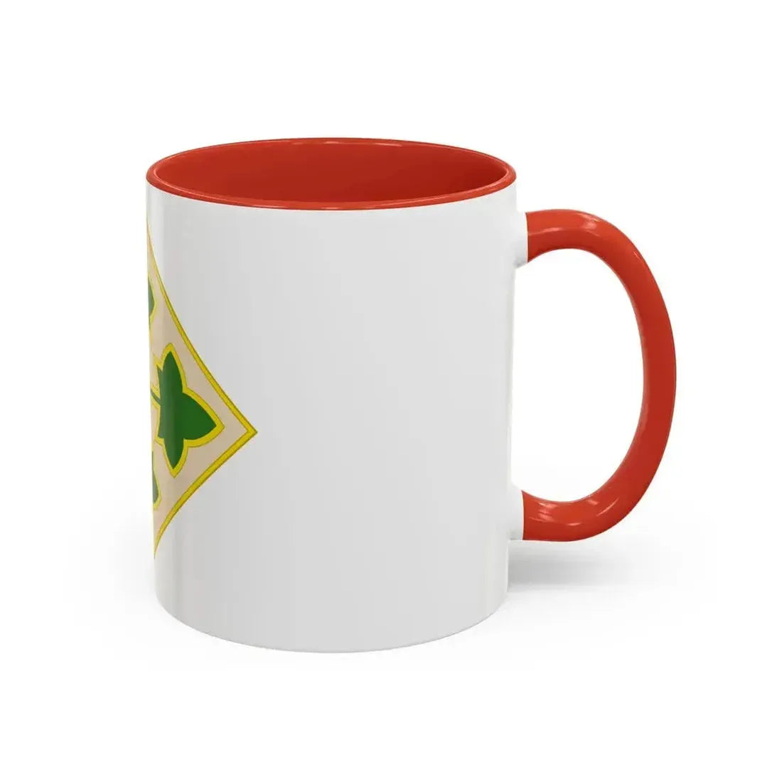 4th Infantry Division CSIB2 (U.S. Army) Accent Coffee Mug - Go Mug Yourself