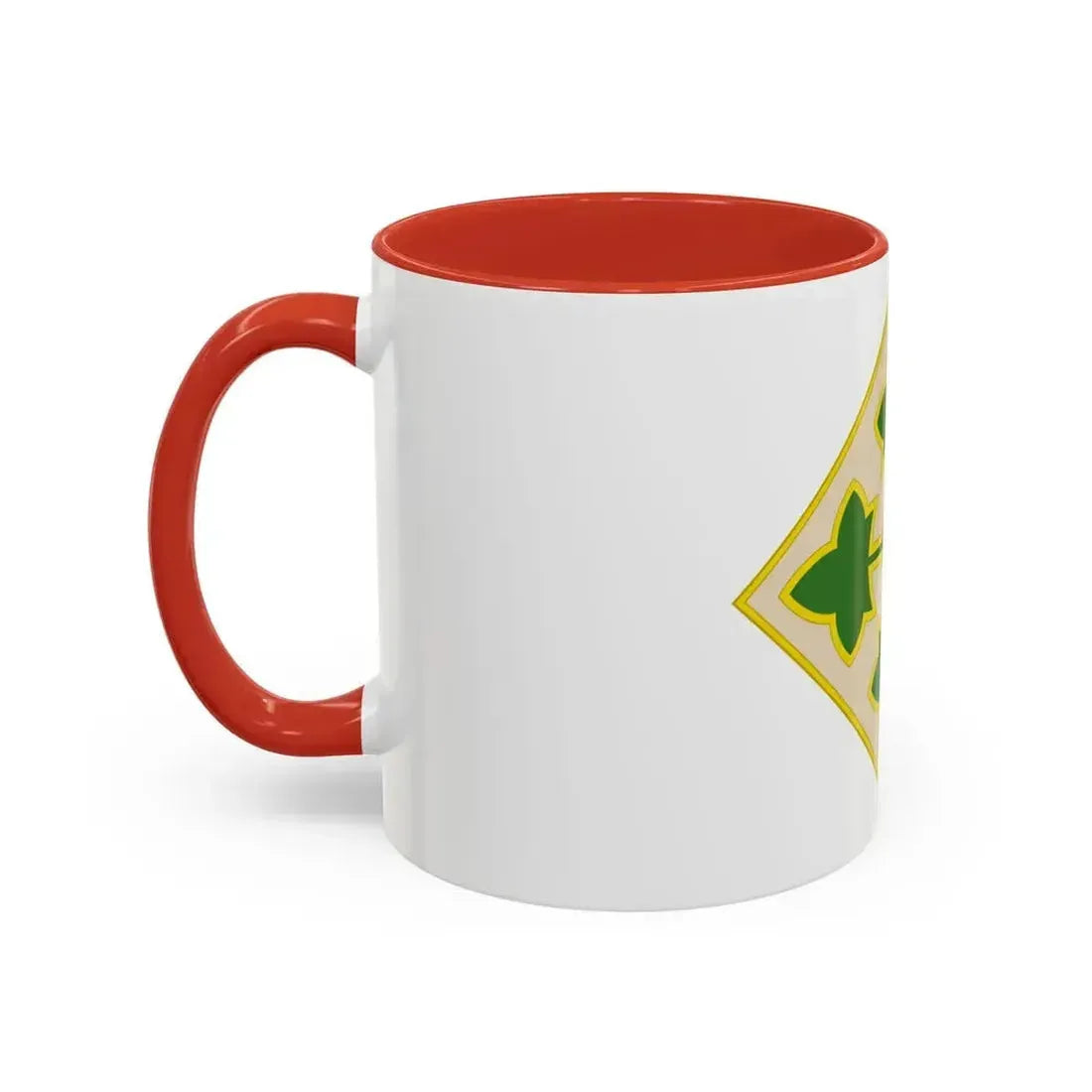 4th Infantry Division CSIB2 (U.S. Army) Accent Coffee Mug - Go Mug Yourself