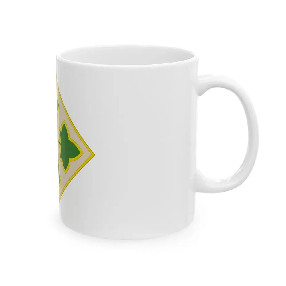 4th Infantry Division CSIB2 (U.S. Army) White Coffee Mug - Go Mug Yourself