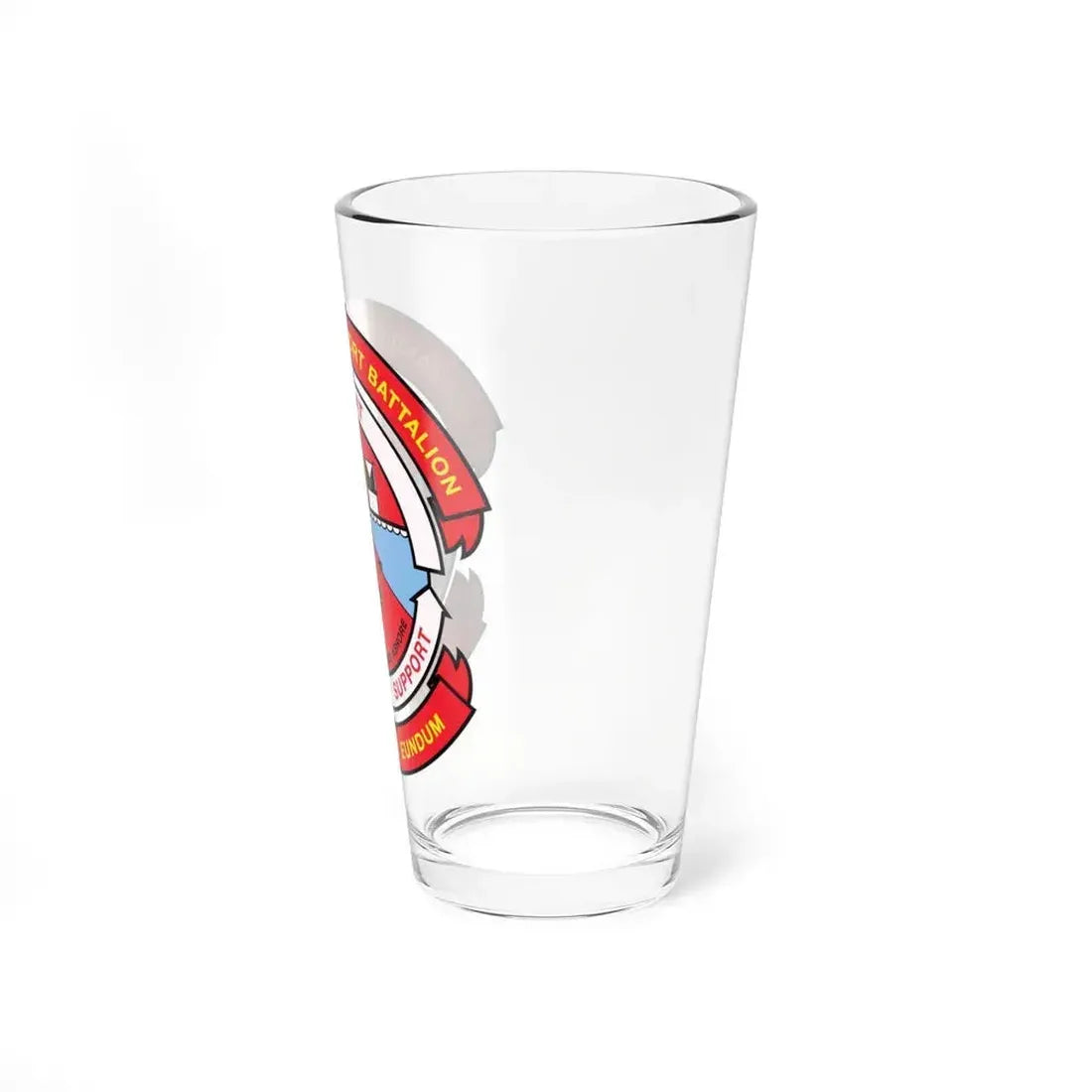 4th Landing Support Battalion Promptus Ad Eundum (USMC) Pint Glass 16oz - Go Mug Yourself