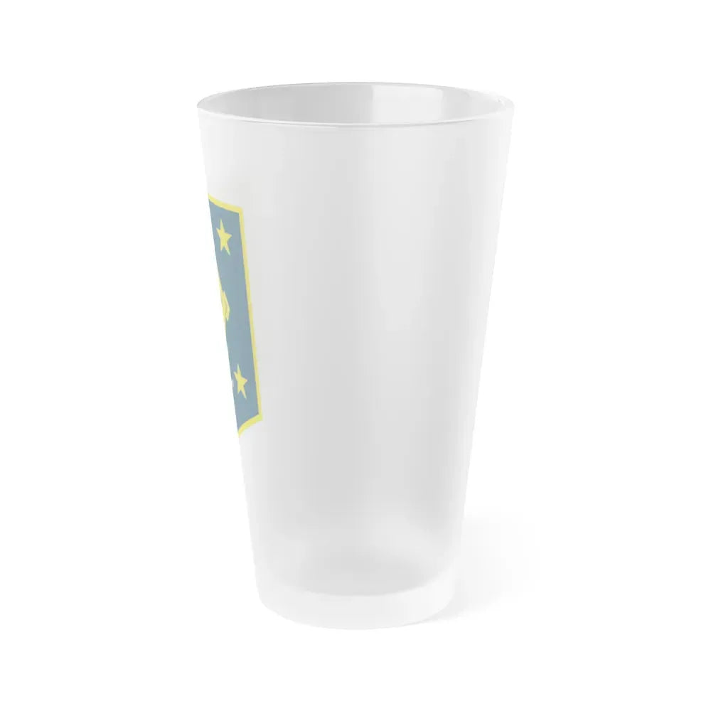 4th Maneuver Enhancement Brigade (U.S. Army) Frosted Pint Glass 16oz - Go Mug Yourself