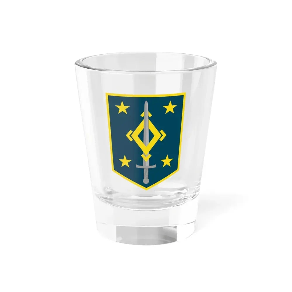 4th Maneuver Enhancement Brigade (U.S. Army) Shot Glass 1.5oz 1.5oz - Go Mug Yourself