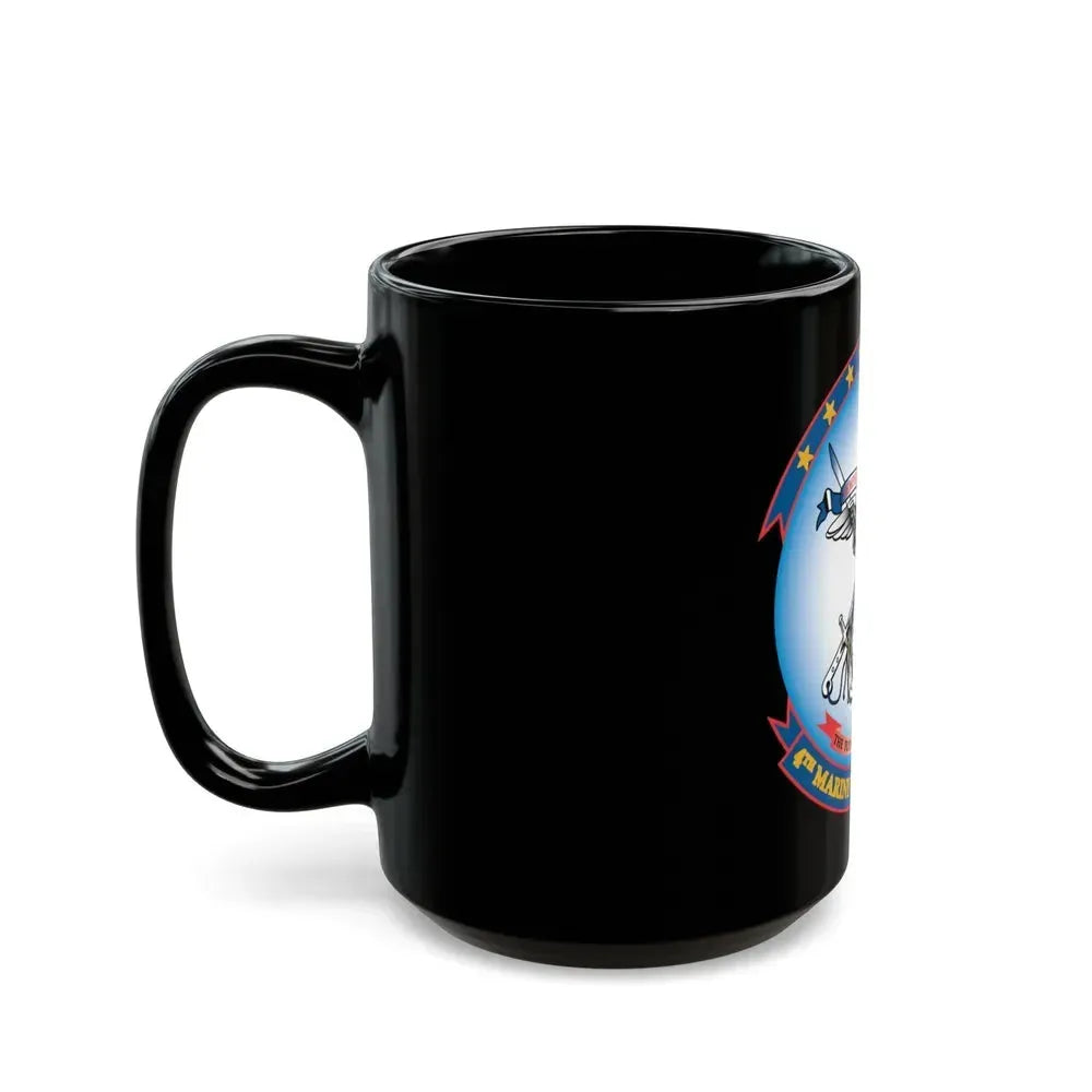 4th Marine Crps (USMC) Black Coffee Mug - Go Mug Yourself