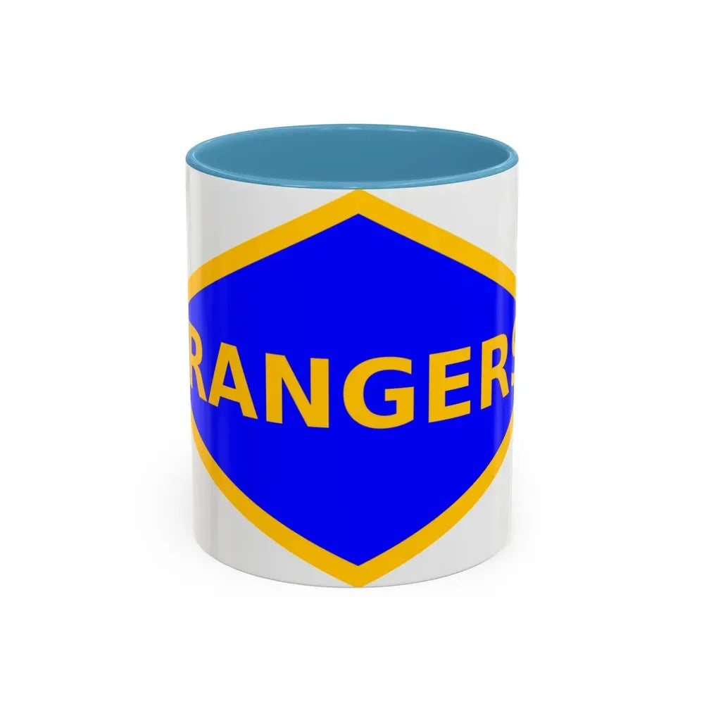 4th Ranger Battalion (U.S. Army) Accent Coffee Mug 11oz Light Blue - Go Mug Yourself