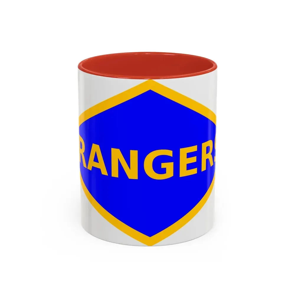 4th Ranger Battalion (U.S. Army) Accent Coffee Mug 11oz Red - Go Mug Yourself