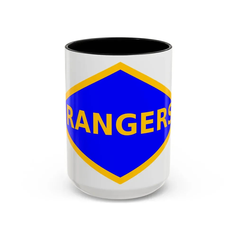 4th Ranger Battalion (U.S. Army) Accent Coffee Mug 15oz Black - Go Mug Yourself