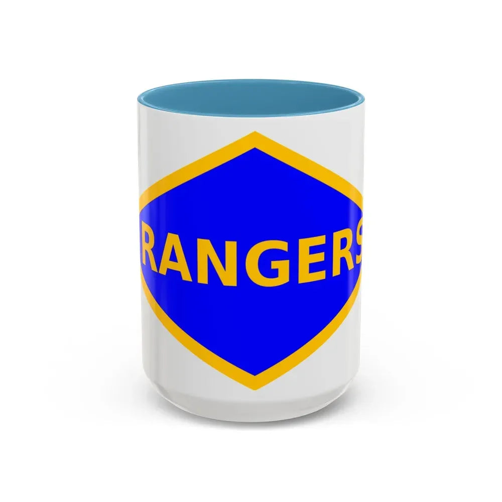 4th Ranger Battalion (U.S. Army) Accent Coffee Mug 15oz Light Blue - Go Mug Yourself