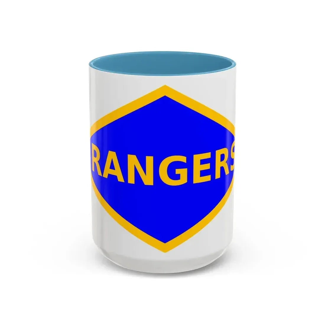 4th Ranger Battalion (U.S. Army) Accent Coffee Mug 15oz Light Blue - Go Mug Yourself