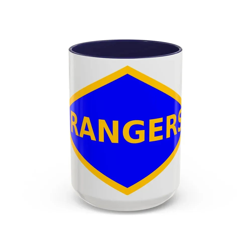 4th Ranger Battalion (U.S. Army) Accent Coffee Mug 15oz Navy - Go Mug Yourself