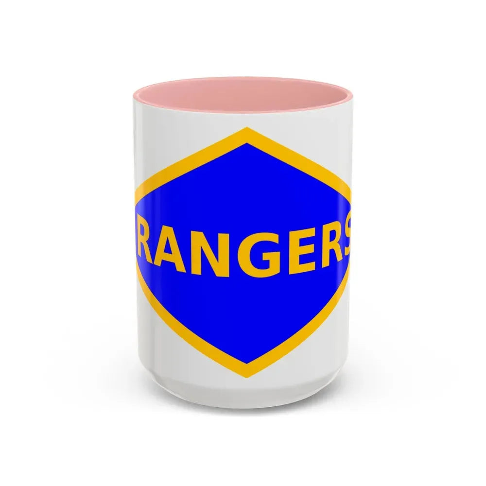 4th Ranger Battalion (U.S. Army) Accent Coffee Mug 15oz Pink - Go Mug Yourself