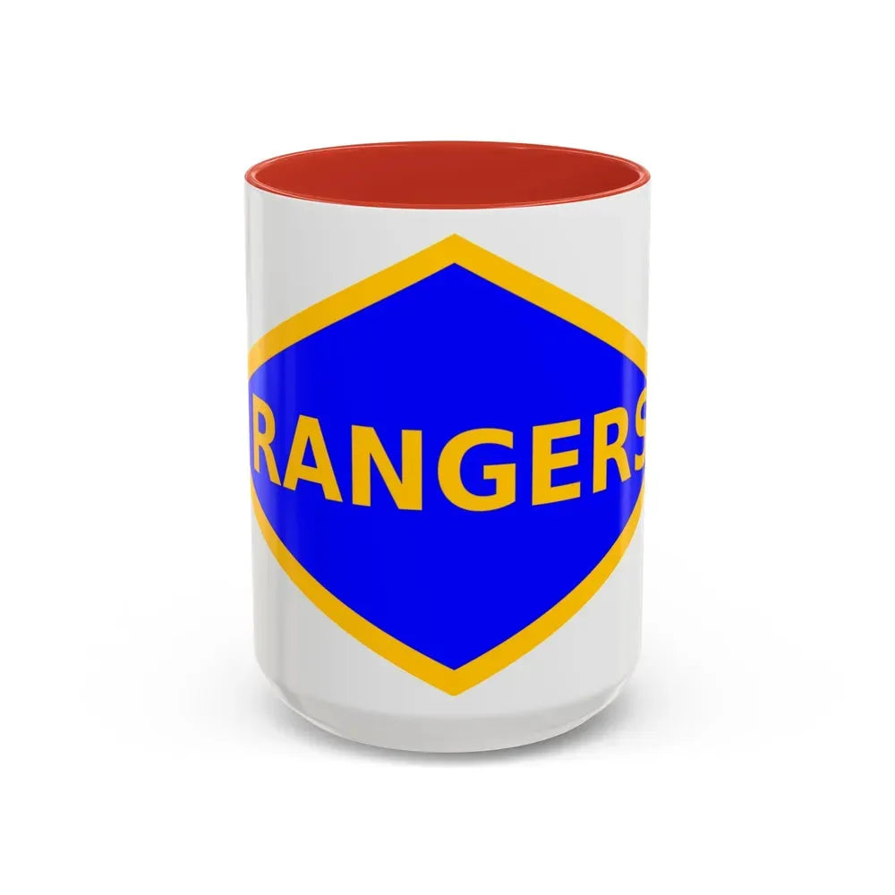 4th Ranger Battalion (U.S. Army) Accent Coffee Mug 15oz Red - Go Mug Yourself