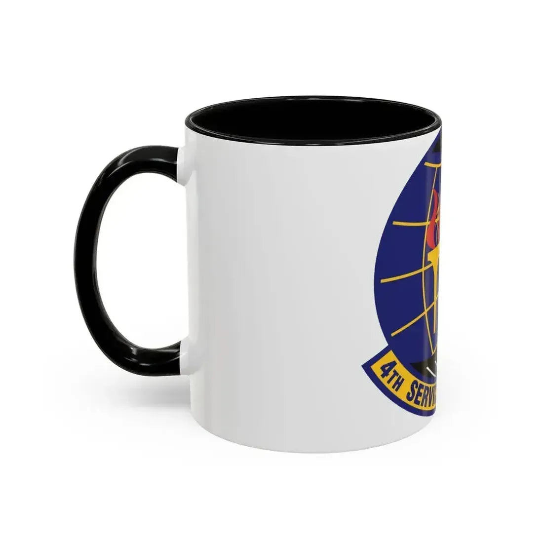 4th Services Squadron (U.S. Air Force) Accent Coffee Mug - Go Mug Yourself