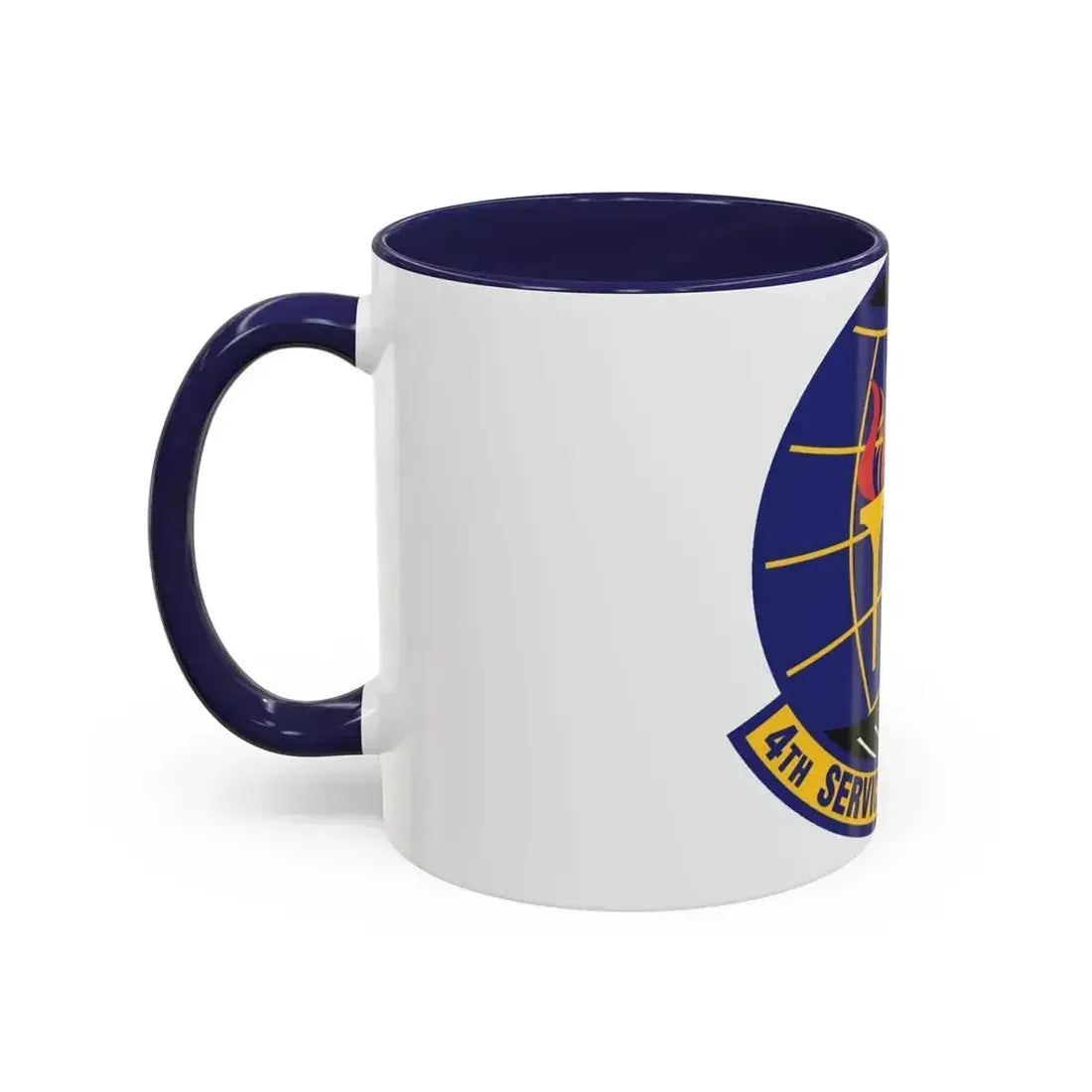 4th Services Squadron (U.S. Air Force) Accent Coffee Mug - Go Mug Yourself