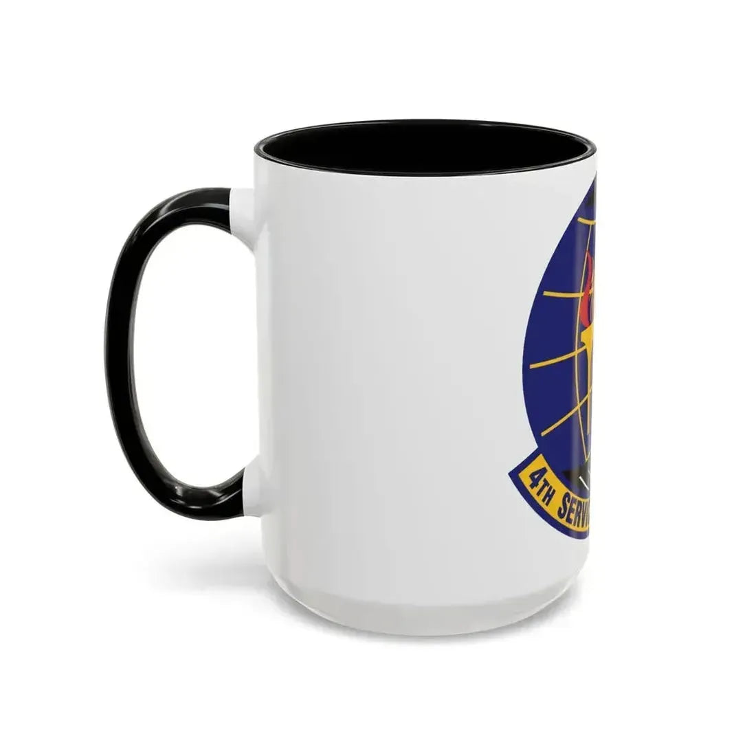 4th Services Squadron (U.S. Air Force) Accent Coffee Mug - Go Mug Yourself