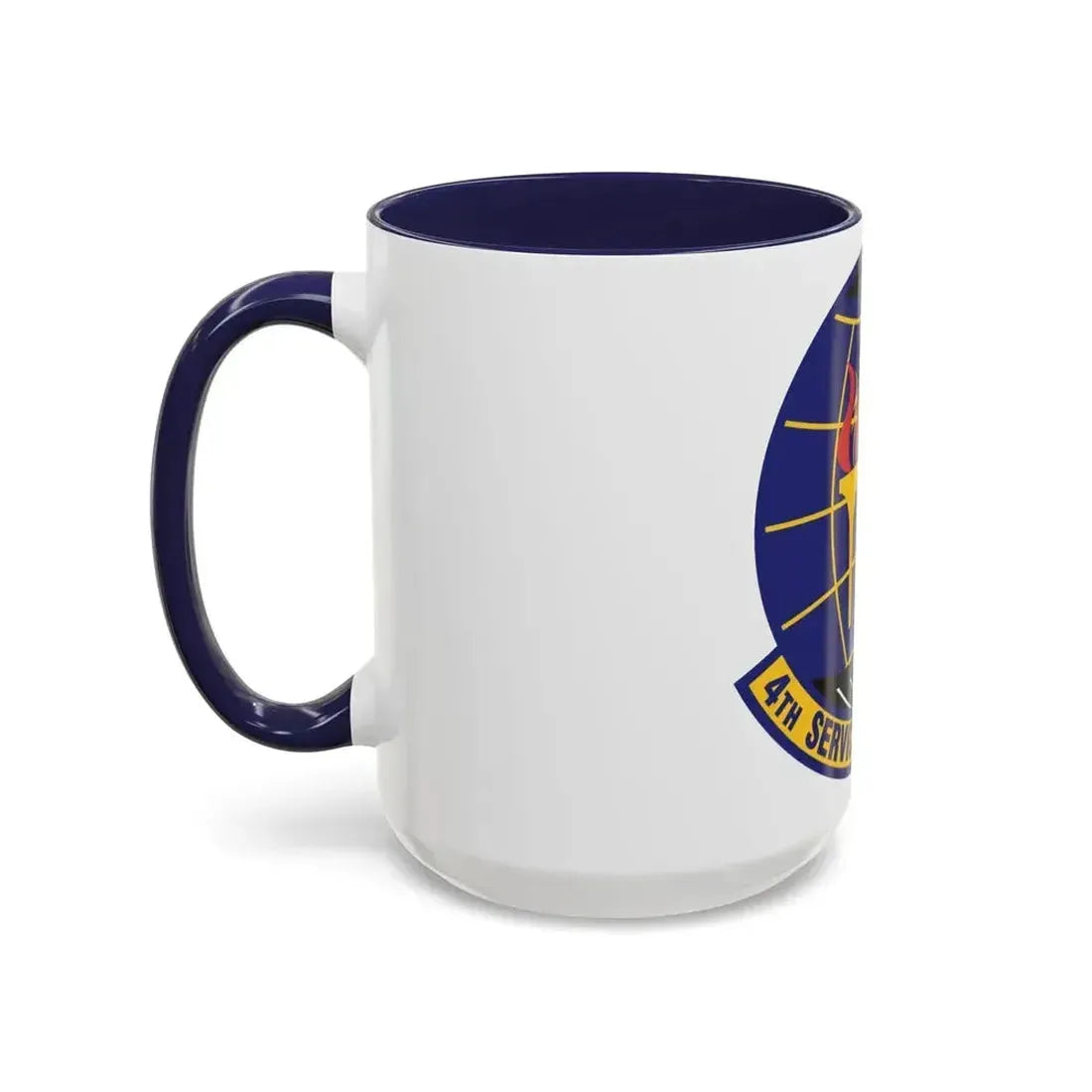 4th Services Squadron (U.S. Air Force) Accent Coffee Mug - Go Mug Yourself