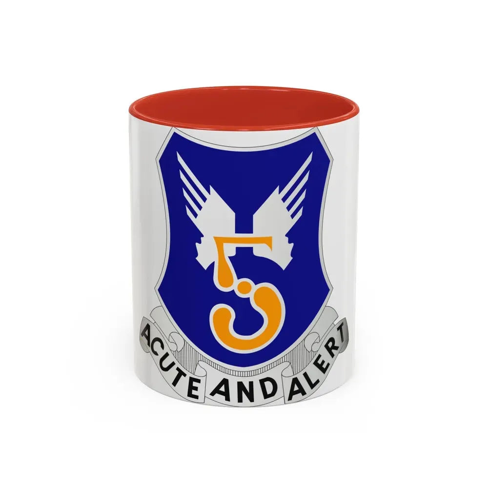 5 Aviation Regiment (U.S. Army) Accent Coffee Mug 11oz Red - Go Mug Yourself