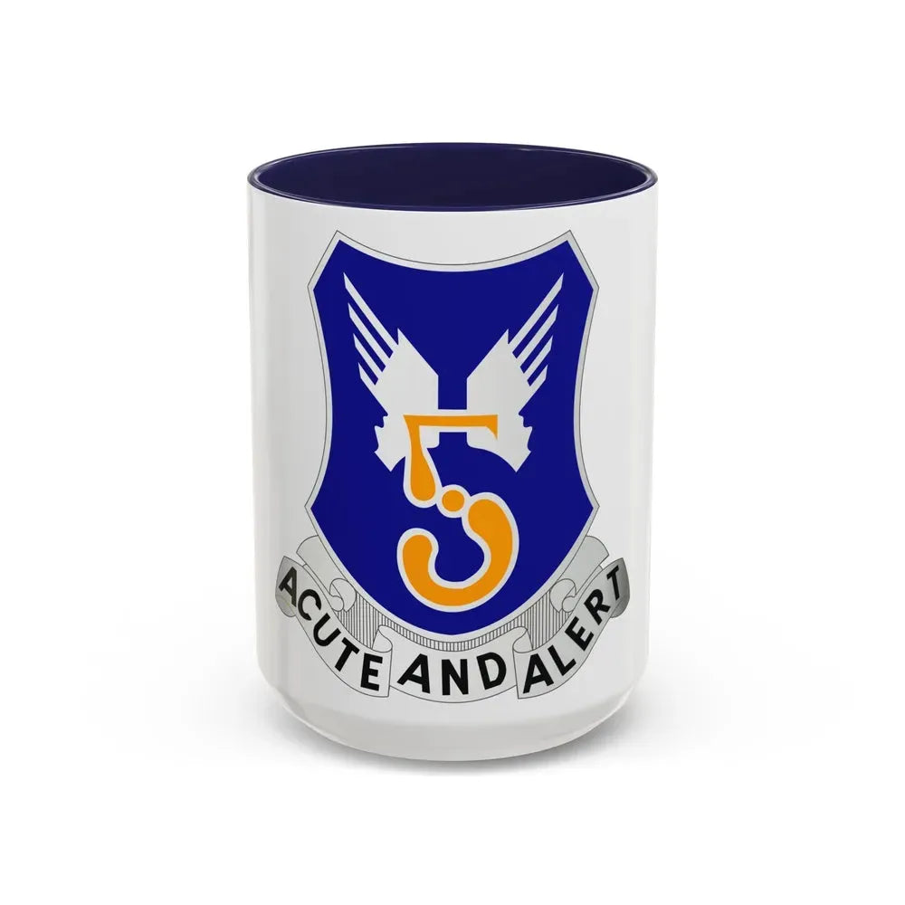 5 Aviation Regiment (U.S. Army) Accent Coffee Mug 15oz Navy - Go Mug Yourself