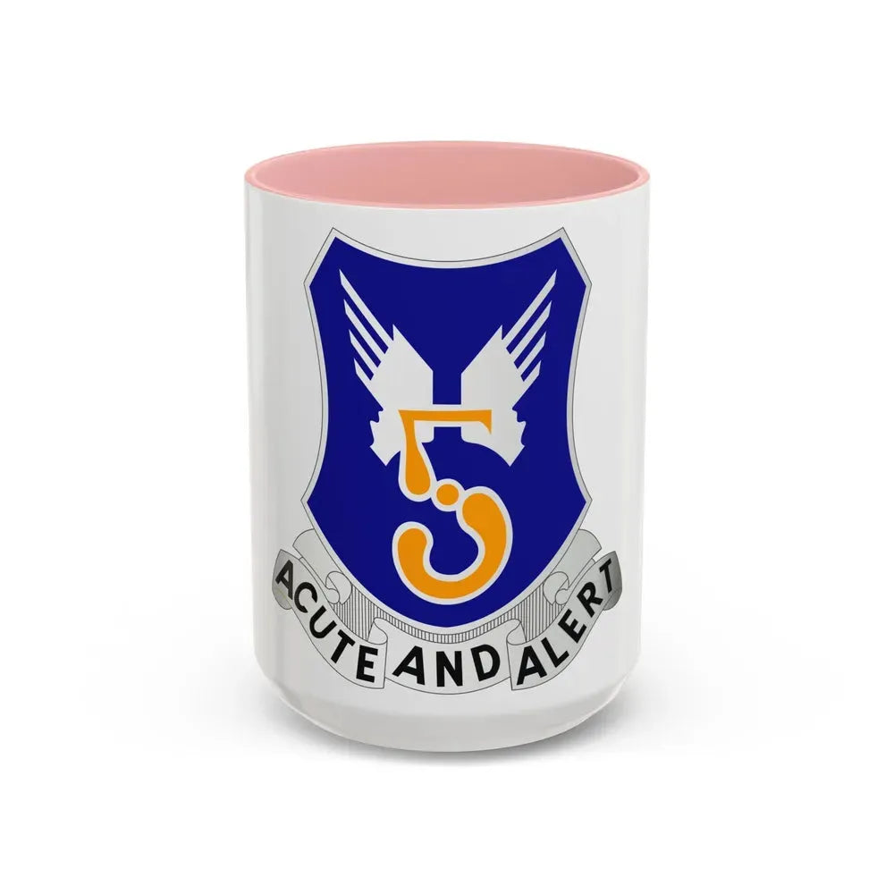 5 Aviation Regiment (U.S. Army) Accent Coffee Mug 15oz Pink - Go Mug Yourself