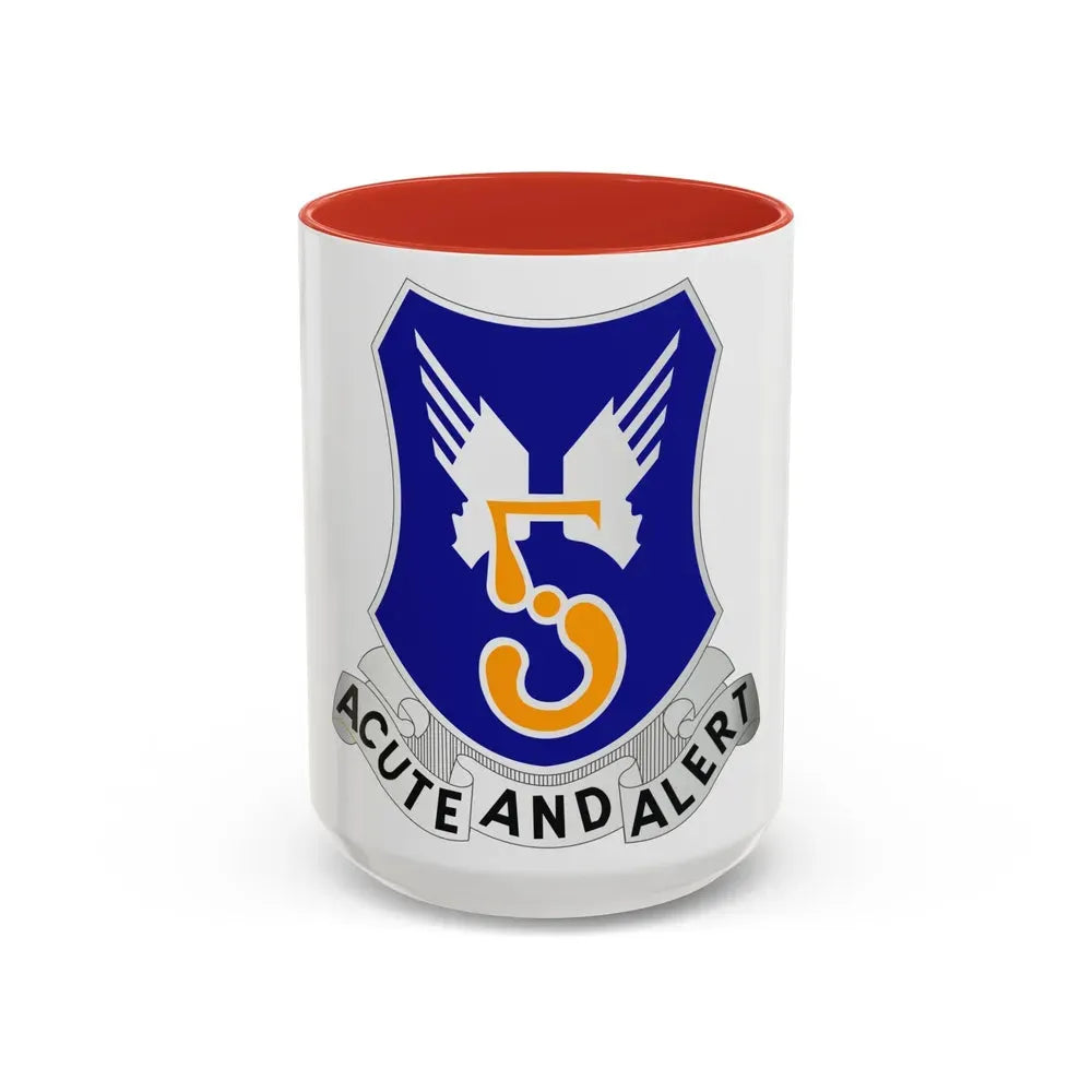 5 Aviation Regiment (U.S. Army) Accent Coffee Mug 15oz Red - Go Mug Yourself