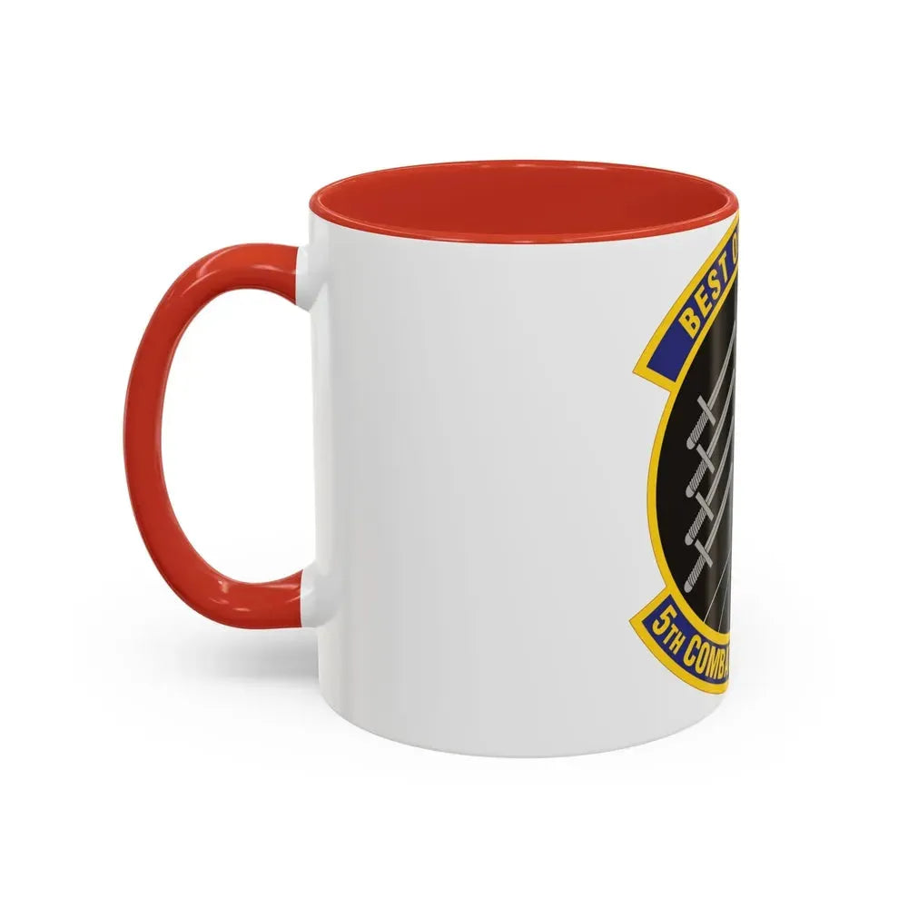 5 Combat Communications Support Squadron ACC (U.S. Air Force) Accent Coffee Mug - Go Mug Yourself