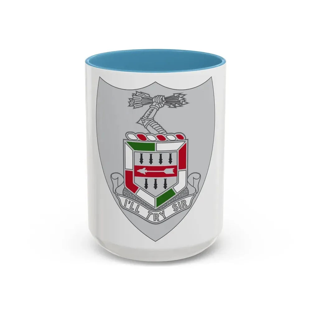 5 Infantry Regiment (U.S. Army) Accent Coffee Mug 15oz Light Blue - Go Mug Yourself