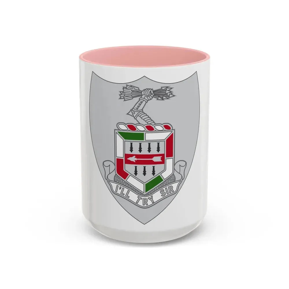 5 Infantry Regiment (U.S. Army) Accent Coffee Mug 15oz Pink - Go Mug Yourself