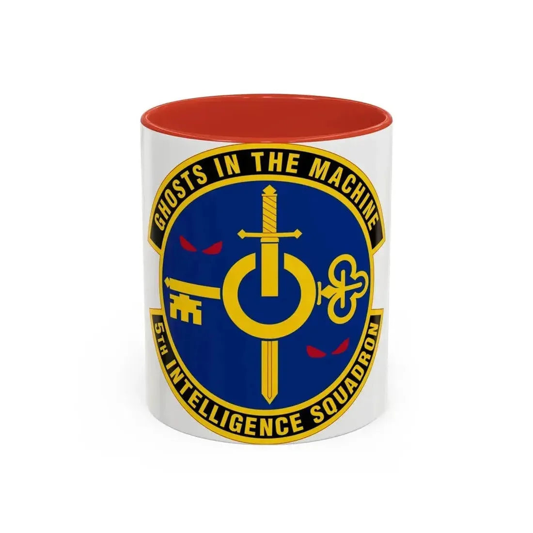 5 Intelligence Squadron ACC (U.S. Air Force) Accent Coffee Mug 11oz Red - Go Mug Yourself
