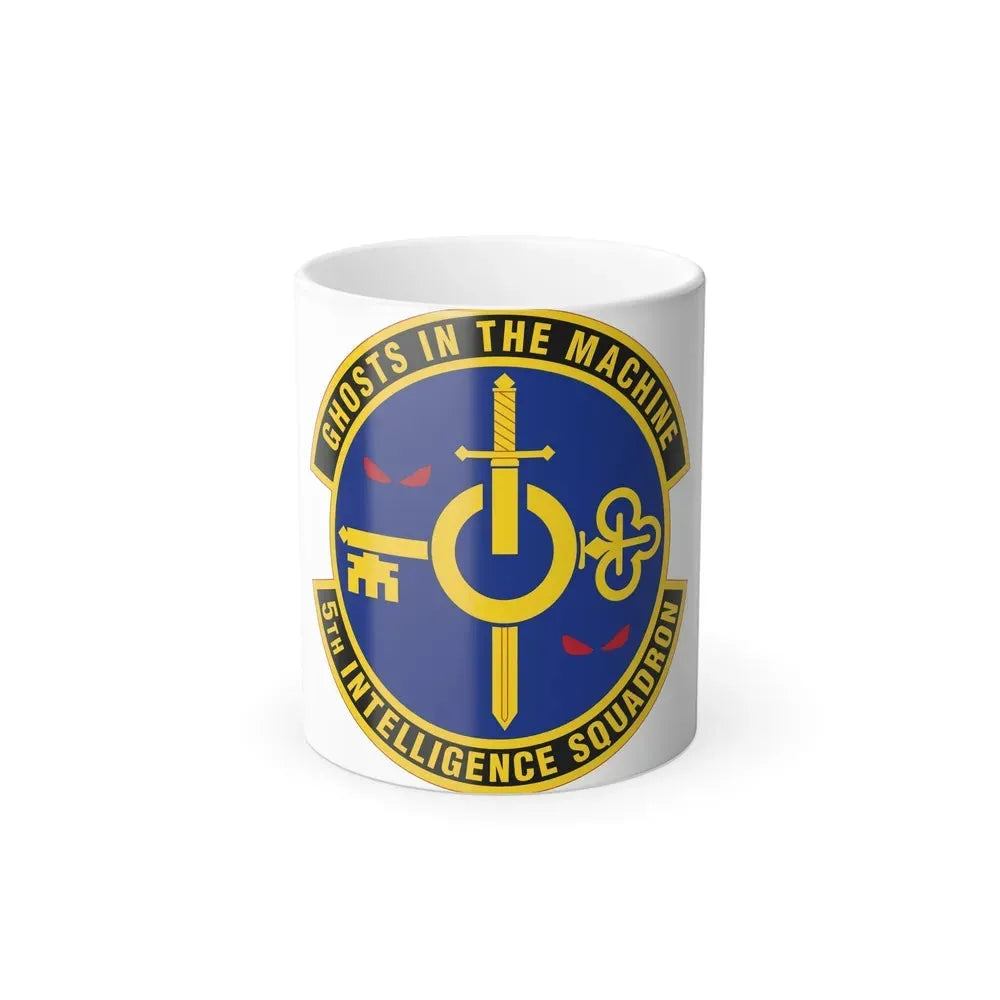 5 Intelligence Squadron ACC (U.S. Air Force) Color Changing Coffee Mug 11oz - Go Mug Yourself