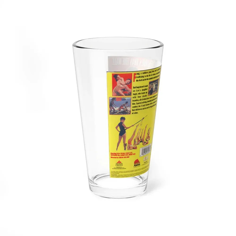 5 LADY VENOMS (VHS COVER) Pint Glass 16oz - Go Mug Yourself