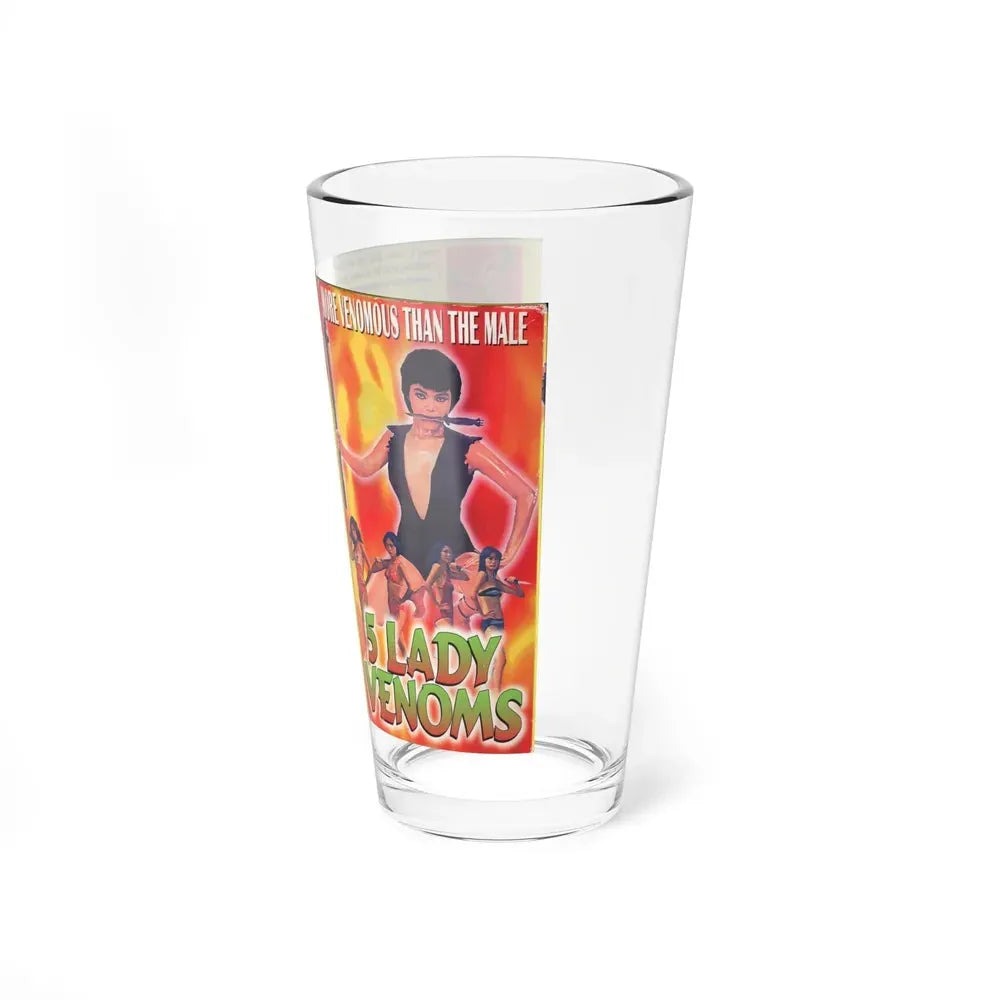 5 LADY VENOMS (VHS COVER) Pint Glass 16oz - Go Mug Yourself