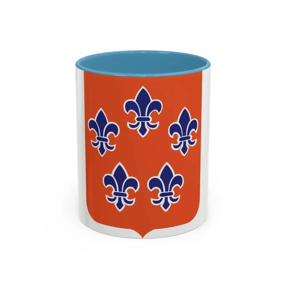 5 Signal Battalion 2 (U.S. Army) Accent Coffee Mug 11oz Light Blue - Go Mug Yourself