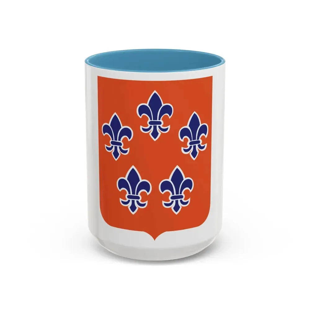 5 Signal Battalion 2 (U.S. Army) Accent Coffee Mug 15oz Light Blue - Go Mug Yourself