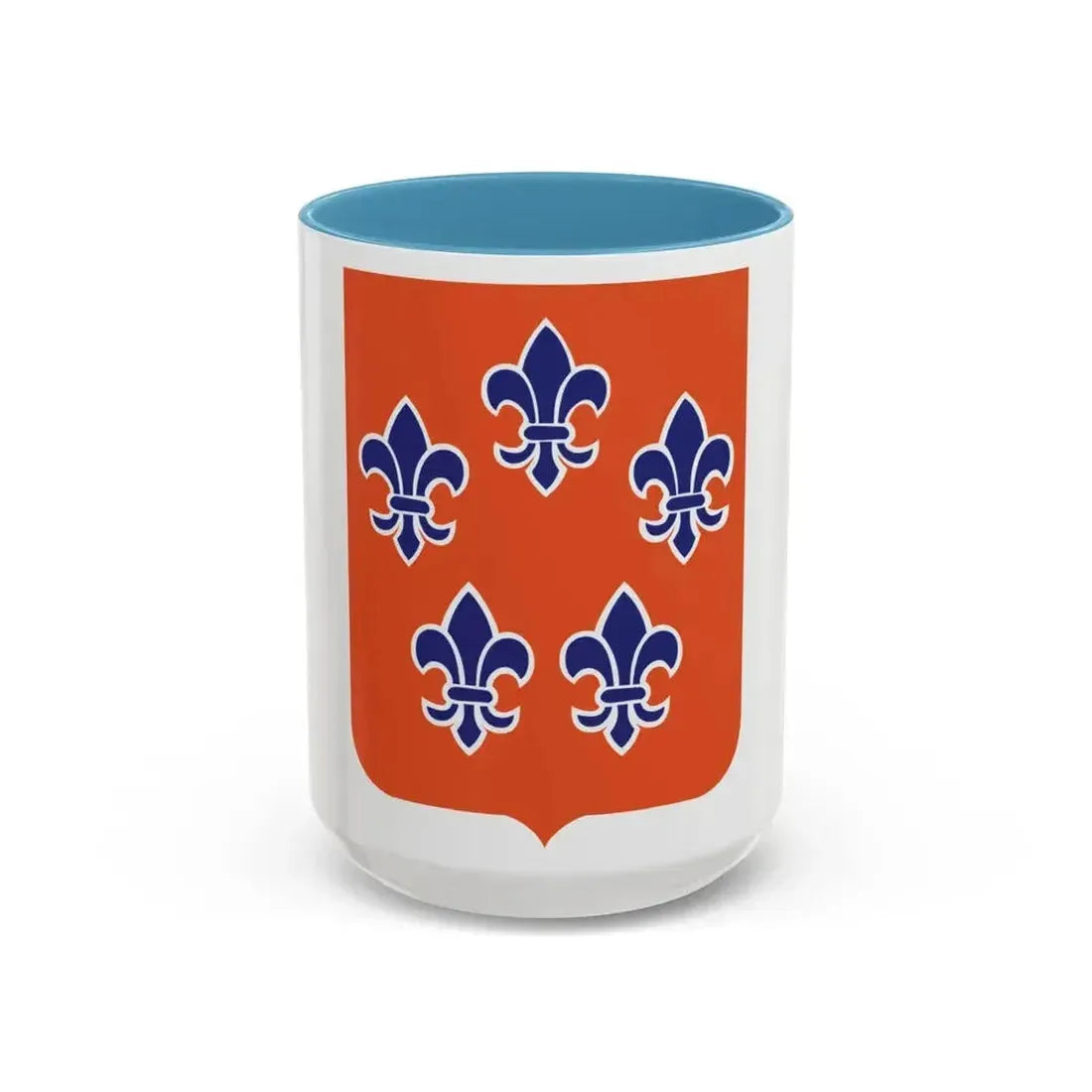 5 Signal Battalion 2 (U.S. Army) Accent Coffee Mug 15oz Light Blue - Go Mug Yourself