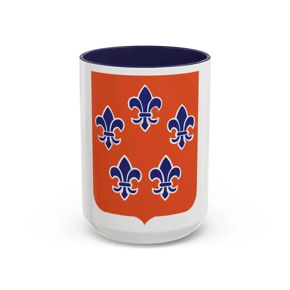 5 Signal Battalion 2 (U.S. Army) Accent Coffee Mug 15oz Navy - Go Mug Yourself