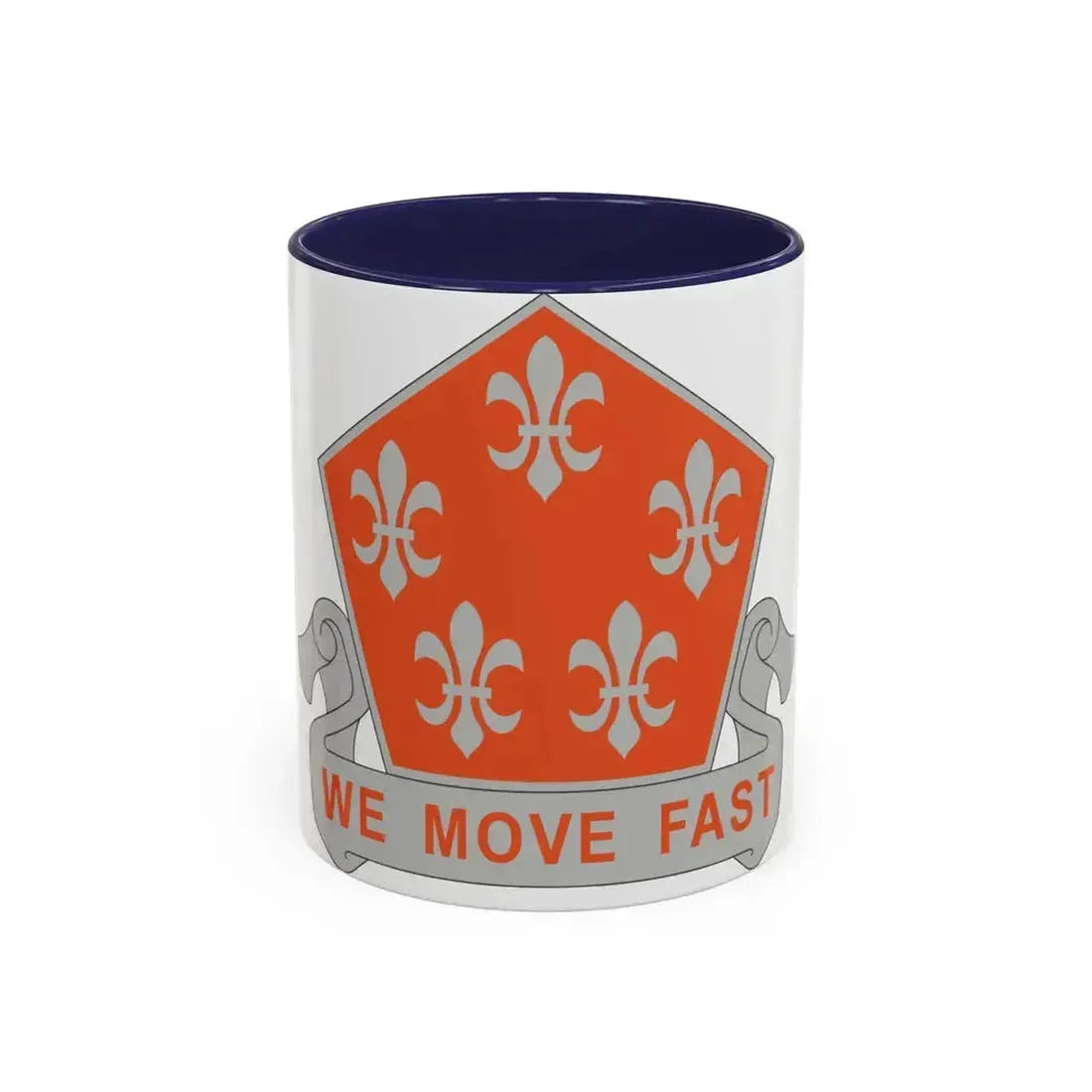 5 Signal Battalion (U.S. Army) Accent Coffee Mug 11oz Navy - Go Mug Yourself