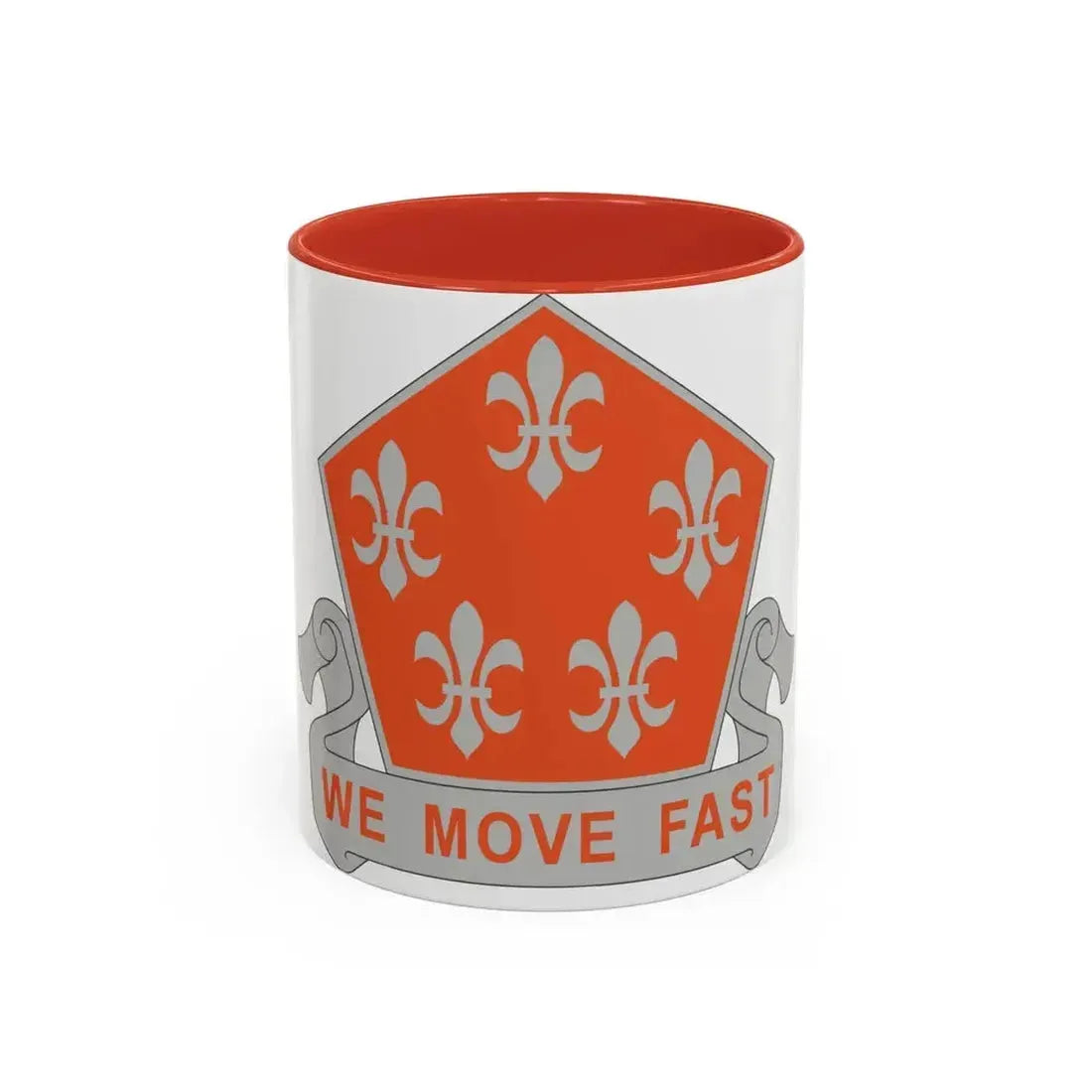 5 Signal Battalion (U.S. Army) Accent Coffee Mug 11oz Red - Go Mug Yourself