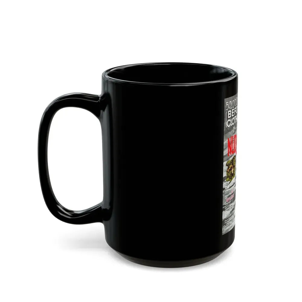 50,000 B.C. (BEFORE CLOTHING) 1963 Movie Poster - Black Coffee Mug - Go Mug Yourself